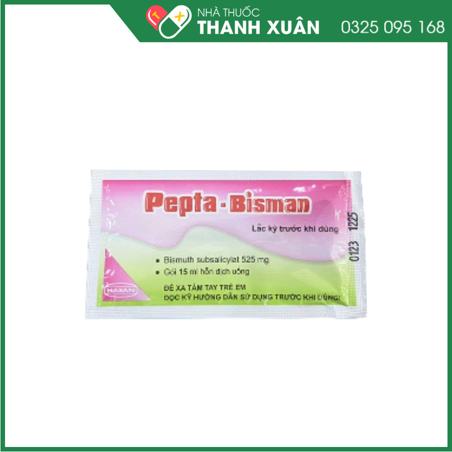 Pepta-Bisman điều trị các vấn đề về dạ dày, giảm tiêu chảy